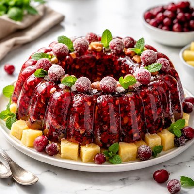 Image of Cranberry Pineapple Gelatin Salad