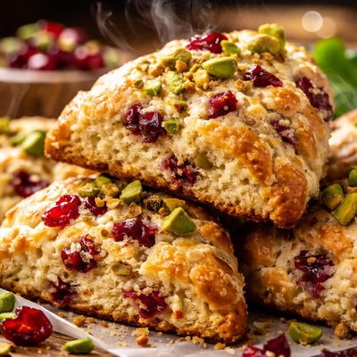 Image of Cranberry Pistachio Scones