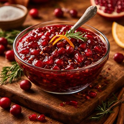 Image of Cranberry Pomegranate Sauce