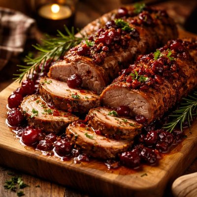 Image of Cranberry Pork Tenderloins Crock Pot