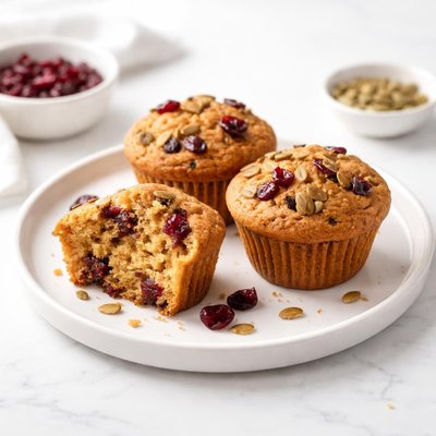 Image of Cranberry Pumpkin Muffins