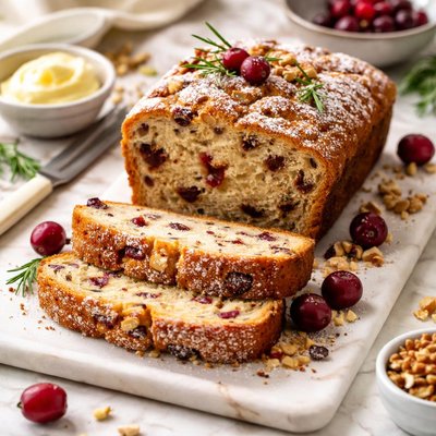 Image of Cranberry Raisin Nut Bread