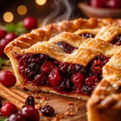Image of Cranberry Raisin Pie