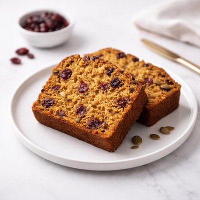 Image of Cranberry Raisin Pumpkin Bread