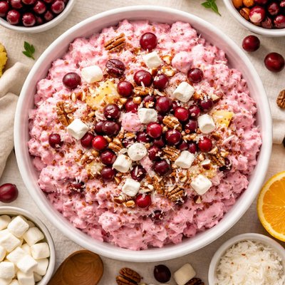 Image of Cranberry Salad a K a Thanksgiving Pink Stuff