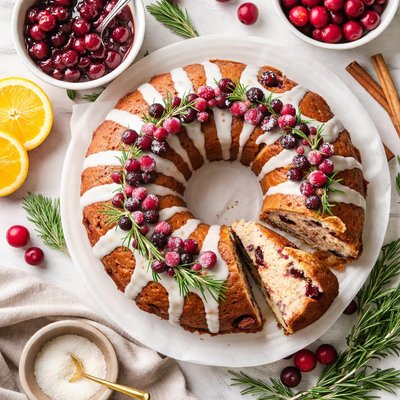 Image of Cranberry Sauce Bundt Cake