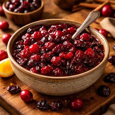 Image of Cranberry Sauce with Dried Cherries