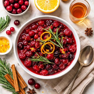 Image of Cranberry Sauce with Orange Liqueur
