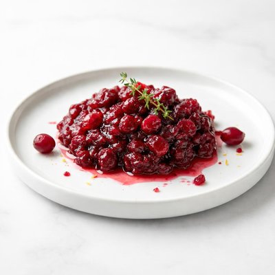 Image of Cranberry Sauce with Raspberry Vinegar