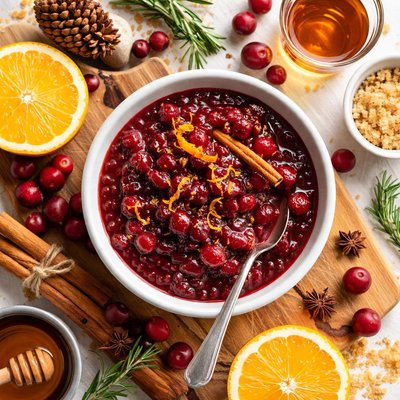 Image of Cranberry Sauce with Spirit
