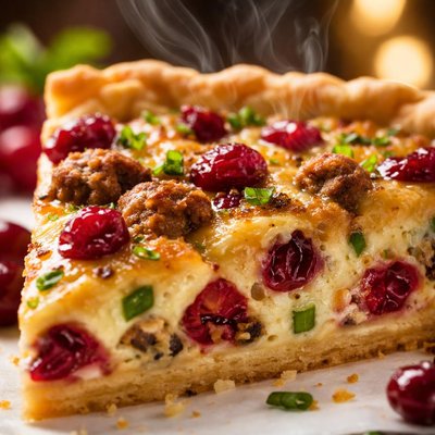 Image of Cranberry Sausage Quiche
