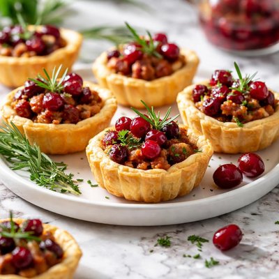 Image of Cranberry Sausage Tartlettes