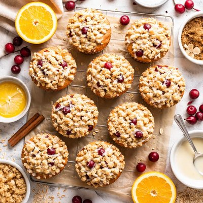 Image of Cranberry Streusel Muffins