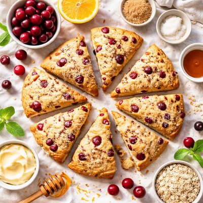 Image of Cranberry Studs Vegan Scones