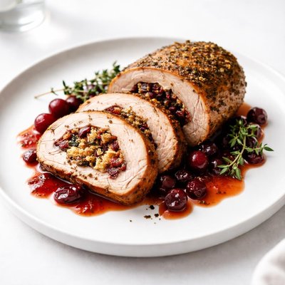 Image of Cranberry Stuffed Pork Loin