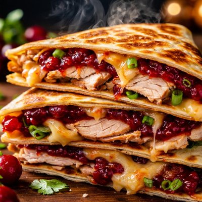 Image of Cranberry Turkey Quesadilla