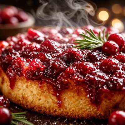 Image of Cranberry Upside Down Cake