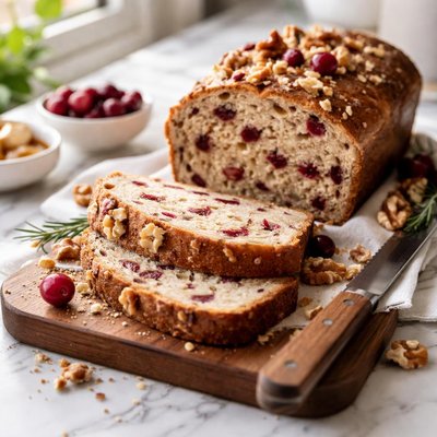 Image of Cranberry Walnut Bread No Sugar Added
