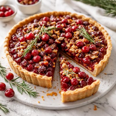 Image of Cranberry Walnut Tart