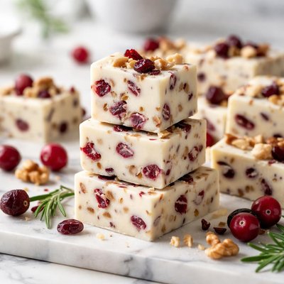 Image of Cranberry Walnut White Fudge