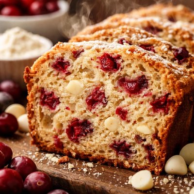 Image of Cranberry White Chocolate Quick Bread Mix in a Jar