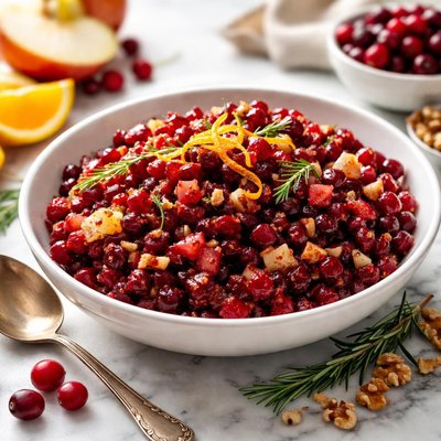 Image of Cranberry with Apples and Walnuts Relish
