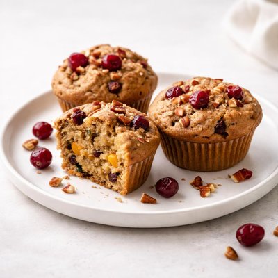 Image of Cranberry Yam Muffins