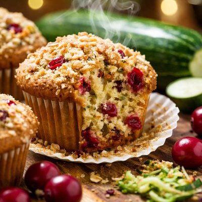 Image of Cranberry Zucchini Muffins