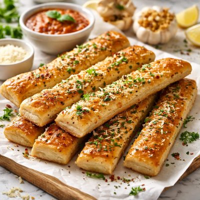 Image of Crazy Good Garlic Breadsticks