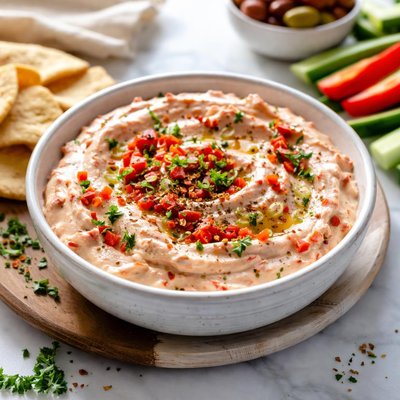 Image of Cream Cheese and Red Pepper Dip