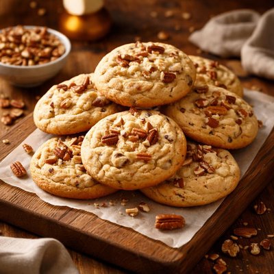 Image of Cream Cheese Butter Pecan Cookies