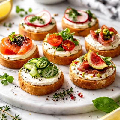 Image of Cream Cheese Canapes