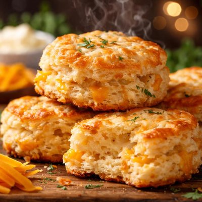 Image of Cream Cheese Cheddar Biscuits