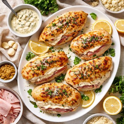 Image of Cream Cheese Chicken Cordon Bleu