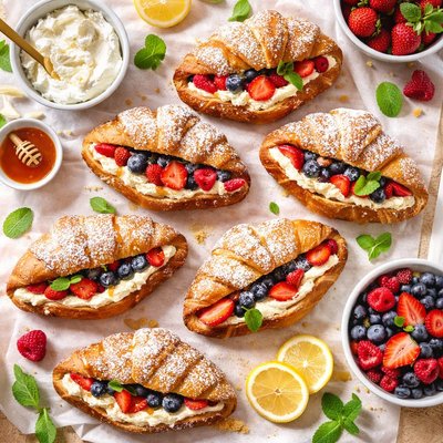 Image of Cream Cheese Croissant Dessert