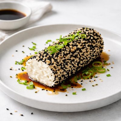 Image of Cream Cheese Log with Sesame and Soy