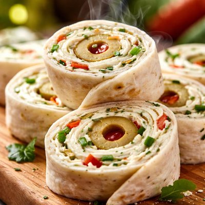Image of Cream Cheese Olive Roll Ups