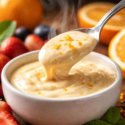 Image of Cream Cheese Orange Sauce for Fruit