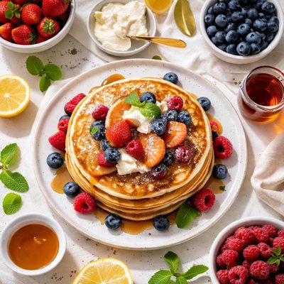 Image of Cream Cheese Pancakes