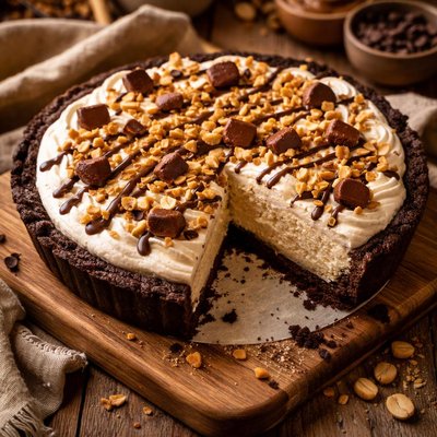 Image of Cream Cheese Peanut Butter Pie