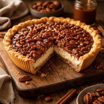 Image of Cream Cheese Pecan Pie