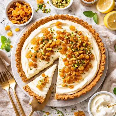 Image of Cream Cheese Pie with Golden Raisins