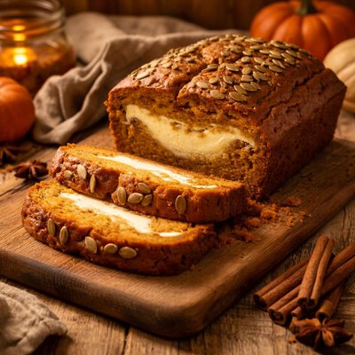 Image of Cream Cheese Pumpkin Bread