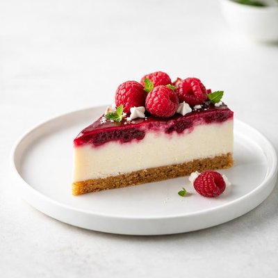 Image of Cream Cheese Raspberry Cake