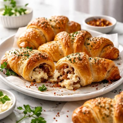 Image of Cream Cheese Sausage Croissants