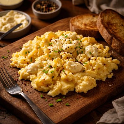 Image of Cream Cheese Scrambled Eggs