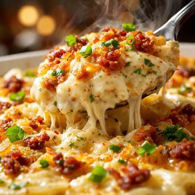 Image of Cream Cheese Sour Cream Potato Bake