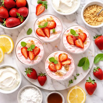 Image of Cream Cheese Strawberry Mousse Weight Watchers