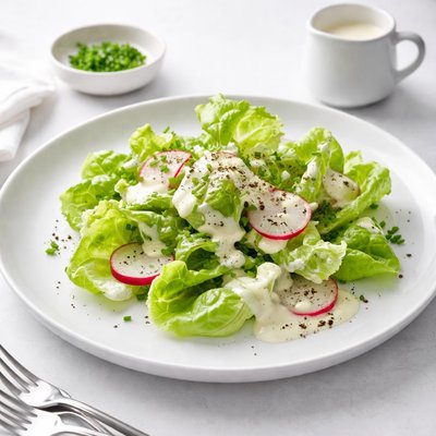 Image of Cream Dressing for Lettuce Salad German Dressing