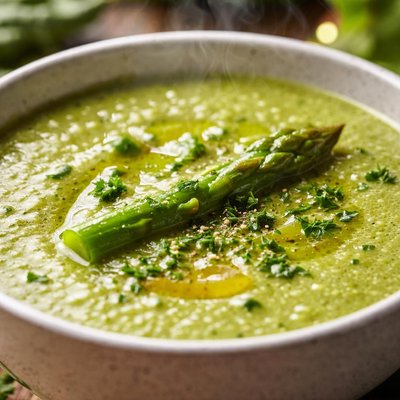 Image of Cream of Asparagus Soup Without Cream